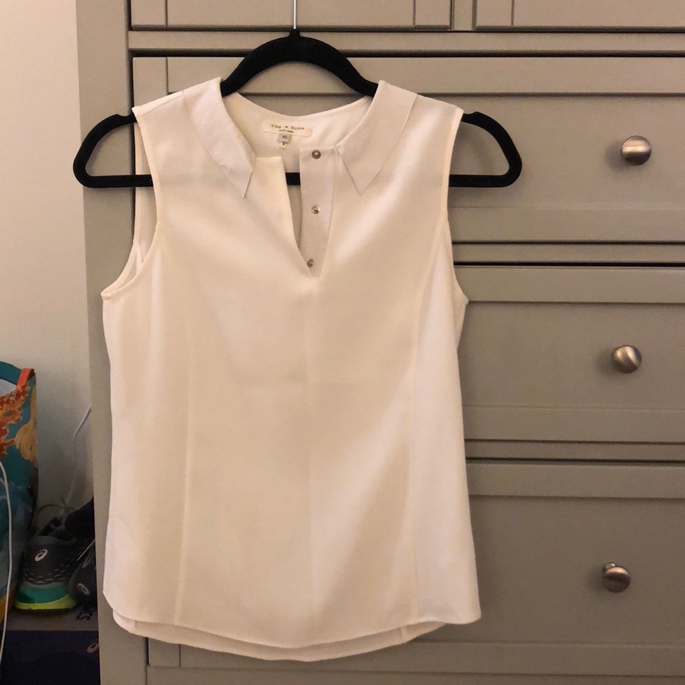 White tank blouse